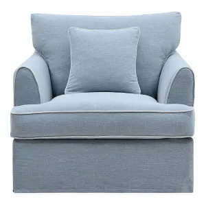 Slip Cover Only - Byron Hamptons Armchair by OneWorld Collection, a Sofas for sale on Style Sourcebook
