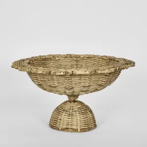 Lucy Rattan Scallop Bowl by OneWorld Collection, a Decorative Plates & Bowls for sale on Style Sourcebook