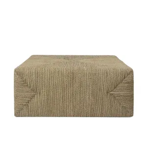 Havana Square Coffee Table/Ottoman Natural Seagrass by OneWorld Collection, a Coffee Table for sale on Style Sourcebook