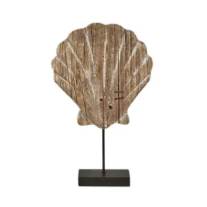 Scalloped Shell on Stand by OneWorld Collection, a Decor for sale on Style Sourcebook