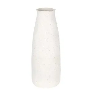 Tuba Ceramic Vase Large White by OneWorld Collection, a Decor for sale on Style Sourcebook