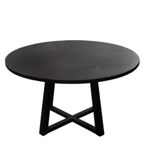 Denver Oak Dining Table Black by OneWorld Collection, a Dining Tables for sale on Style Sourcebook