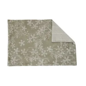 Myrtle Placemat Sage Set of 4 by OneWorld Collection, a Tableware for sale on Style Sourcebook