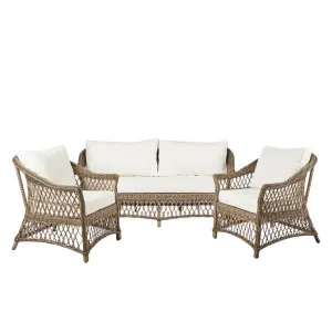 Marco Aluminium Synthetic 3 piece Lounge Set Outdoor by OneWorld Collection, a Outdoor Furniture for sale on Style Sourcebook