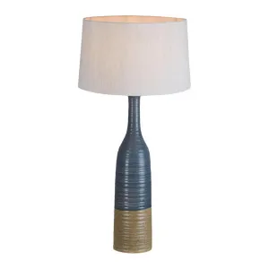Potters Table Lamp Base Large Grey and Brown by OneWorld Collection, a Table & Bedside Lamps for sale on Style Sourcebook