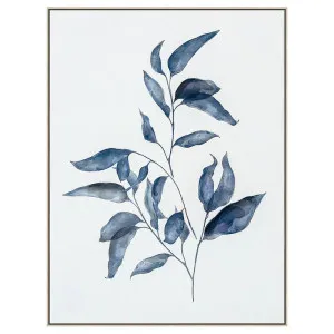 Blue Botanica Leaf B Wall Art by OneWorld Collection, a Artwork & Wall Decor for sale on Style Sourcebook