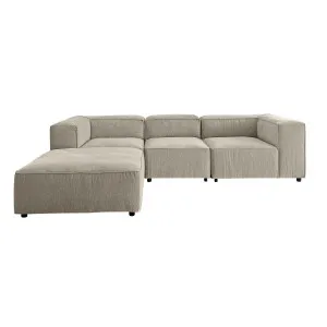 Barcelona 3-Seater Reversible Chaise Cream by OneWorld Collection, a Sofas for sale on Style Sourcebook