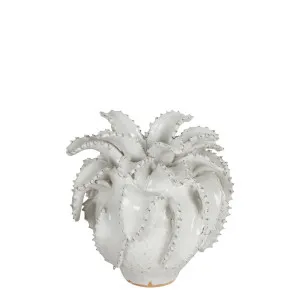Pineapple Ceramic Sculpture Small White $ by OneWorld Collection, a Decor for sale on Style Sourcebook