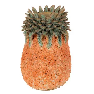 Pineapple Ceramic Vase Green Orange by OneWorld Collection, a Vases & Jars for sale on Style Sourcebook