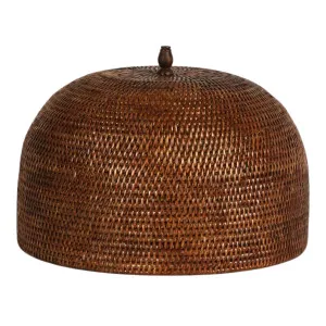 Paume Rattan Food Cover Antique Brown by OneWorld Collection, a Tableware for sale on Style Sourcebook