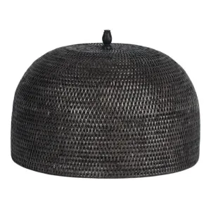Paume Rattan Food Cover Black by OneWorld Collection, a Tableware for sale on Style Sourcebook