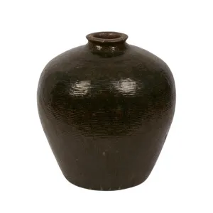 Shanxi 120 Year Wine Jar Black by OneWorld Collection, a Vases & Jars for sale on Style Sourcebook