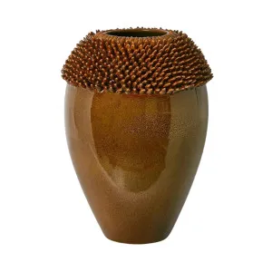 Keir Vase Tall Mustard by OneWorld Collection, a Vases & Jars for sale on Style Sourcebook
