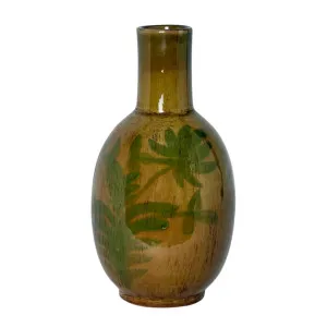 Mae Terracotta Green Tall Vase by OneWorld Collection, a Vases & Jars for sale on Style Sourcebook