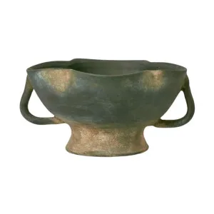 Cleo Terracotta Bowl Large Black by OneWorld Collection, a Decorative Plates & Bowls for sale on Style Sourcebook