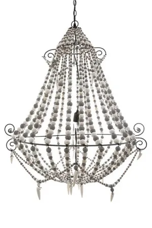 Beaded Chandelier by OneWorld Collection, a Pendant Lighting for sale on Style Sourcebook