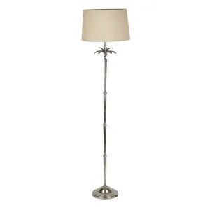 Casablanca Floor Lamp Base Antique Silver by OneWorld Collection, a Floor Lamps for sale on Style Sourcebook