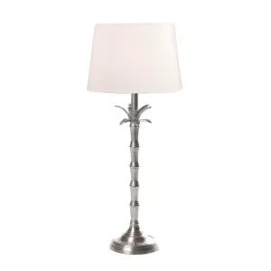 Bahama Table Lamp Base Small Silver - Base Only by OneWorld Collection, a Table & Bedside Lamps for sale on Style Sourcebook