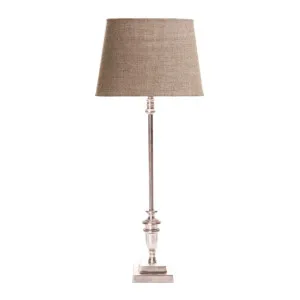 Lyon Candlestick Table Lamp Base Antique Silver by OneWorld Collection, a Table & Bedside Lamps for sale on Style Sourcebook