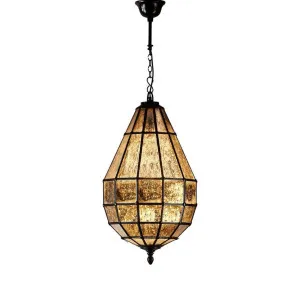 Portobello Ceiling Pendant Black by OneWorld Collection, a Pendant Lighting for sale on Style Sourcebook