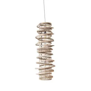 Kubu Ceiling Pendant Large Natural by OneWorld Collection, a Pendant Lighting for sale on Style Sourcebook