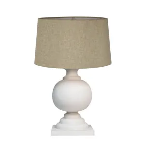 Coach Table Lamp Base White - Base Only by OneWorld Collection, a Floor Lamps for sale on Style Sourcebook