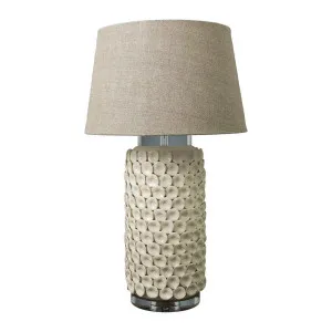 Kenilworth Ceramic Table Lamp Base Cream - Base Only by OneWorld Collection, a Table & Bedside Lamps for sale on Style Sourcebook