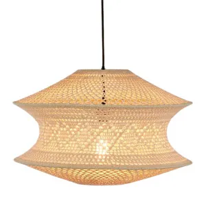 Summersby Ceiling Pendant Large Ivory by OneWorld Collection, a Pendant Lighting for sale on Style Sourcebook