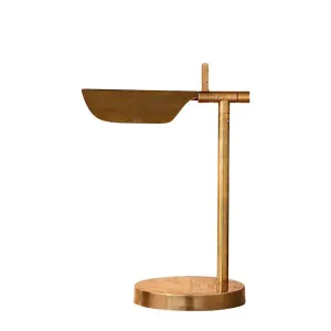 Antigua Desk Lamp Antique Brass by OneWorld Collection, a Table & Bedside Lamps for sale on Style Sourcebook