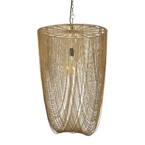 Moritz Chain Pendant Small by OneWorld Collection, a Pendant Lighting for sale on Style Sourcebook