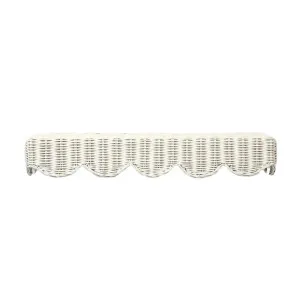 Belle Rattan Wall Shelf White 60Cm by OneWorld Collection, a Decor for sale on Style Sourcebook