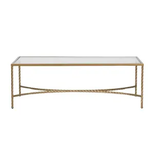 Palais Rectangular Coffee Table Gold by OneWorld Collection, a Coffee Table for sale on Style Sourcebook