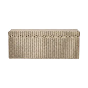 Belle Rattan Storage Bench Natural - Outdoor Undercover by OneWorld Collection, a Benches for sale on Style Sourcebook