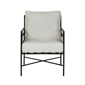 Sheffield Iron Lounge Chair -Outdoor by OneWorld Collection, a Chairs for sale on Style Sourcebook
