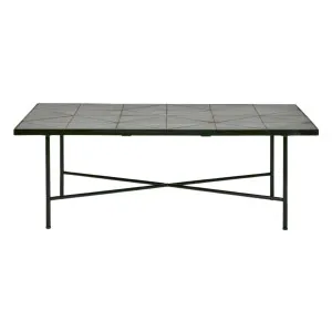 Sheffield Iron/Tiled Coffee Table Black -Outdoor by OneWorld Collection, a Coffee Table for sale on Style Sourcebook