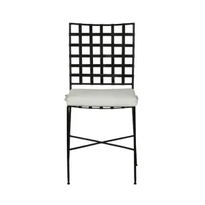 Sheffield Iron Dining Chair with cushion -Outdoor by OneWorld Collection, a Dining Chairs for sale on Style Sourcebook