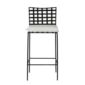 Sheffield Iron Bar Chair with cushion -Outdoor by OneWorld Collection, a Chairs for sale on Style Sourcebook