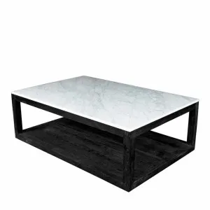 Denver Marble Coffee Table Black by OneWorld Collection, a Coffee Table for sale on Style Sourcebook