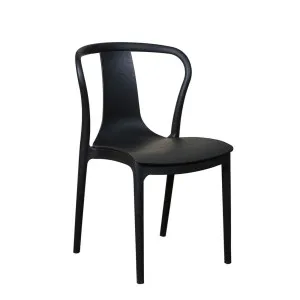 Conrad Dining Chair All Weather Black (Indoor/Outdoor) by OneWorld Collection, a Dining Chairs for sale on Style Sourcebook