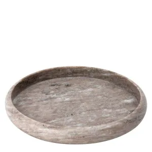 Santiago Marble Tray Large Brown by OneWorld Collection, a Tableware for sale on Style Sourcebook