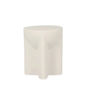 Vassili Side Table Chalk -Outdoor by OneWorld Collection, a Side Table for sale on Style Sourcebook