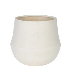 Ana Planter Small Chalk by OneWorld Collection, a Plant Holders for sale on Style Sourcebook