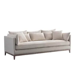 Henri 3 Seater Sofa Natural by OneWorld Collection, a Sofas for sale on Style Sourcebook