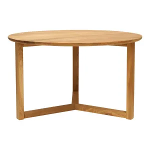 Oslo Round Oak Coffee Table Lacquered Finish by OneWorld Collection, a Coffee Table for sale on Style Sourcebook