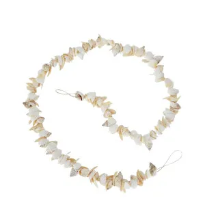 Brighton Shell Garland On Jute String by OneWorld Collection, a Decor for sale on Style Sourcebook