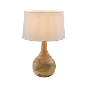 Sarod Table Lamp Base Dark Natural - Base Only by OneWorld Collection, a Table & Bedside Lamps for sale on Style Sourcebook