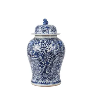 Yuan Lidded Ginger Jar Large by OneWorld Collection, a Decor for sale on Style Sourcebook
