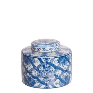 Ula Porcelain Jar Short Small by OneWorld Collection, a Decor for sale on Style Sourcebook