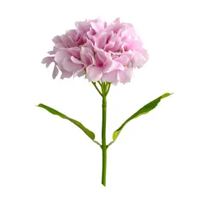 Hydrangea Stem Soft Touch 50cm Mid Pink by OneWorld Collection, a Plants for sale on Style Sourcebook