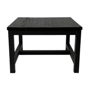 Boston Recycled Elm Side Table in Black by OneWorld Collection, a Side Table for sale on Style Sourcebook